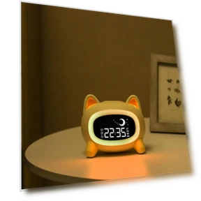 Kids Alarm Clock with Night Light — Alarms & Clocks, Daily necessities-V