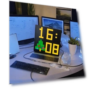 Large Digital Wall Clock — Clocks, Daily necessities-V
