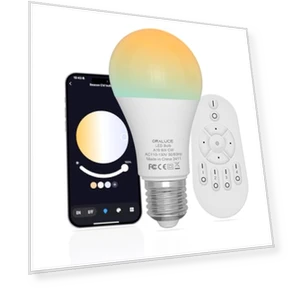LED Remote Control Light Bulbs — LED, ORALUCE
