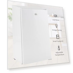 Mini Fridge with Freezer — Mini Fridges, HOMCOM