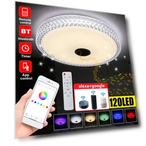 Modern RGB LED Ceiling Light — Overhead Lighting, Ideal World