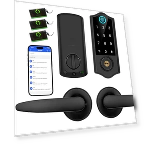 Smart Fingerprint Door Lock — Biometric Security, HARFO