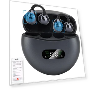 AI Real-Time Translation Earbuds — Language Translators, Junmaocun