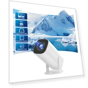 Android 11 Projector with Wi-Fi 6 and Bluetooth — Home Theater Projectors, SAMS Online