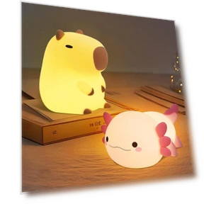 Cute Axolotl Night Light — Night Lights, TOP-MALL-001