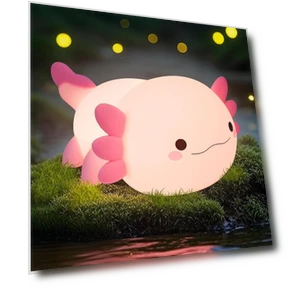 Cute Axolotl Night Light — Night Lights, TOP-MALL-001