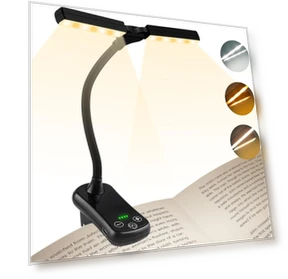 Double Head 14 LEDs Touch Control Reading Lamp — Reading Lights, TOP-MALL-001