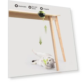 Electric Hanging Door Toy for Cats with Feathers — Cat Playthings, All in Watch