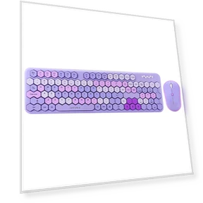 Ergonomic 2.4G Wireless Silent Keyboard Mouse Combo — Keyboard and Mouse Sets, Mofii