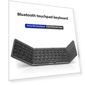 Foldable Wireless Thin Silent Bluetooth Keyboard with Touchpad — Keyboards, SS-Pajamas-01