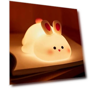 LED Night Light with Silicone Rabbit — Night Lights, TOP-MALL-001