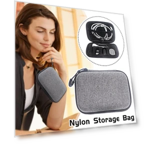 Nylon Storage Bag for Plaud NotePin AI — Wearable Accessories, 36 ENIAC Dreams