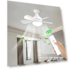 Smart LED Ceiling Fan with Remote Control — Ceiling Fans, TOP-MALL-001