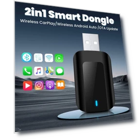 Wireless Carplay Android Auto 2-in-1 Smart Dongle — Phone Accessories, JOHO - CarGear