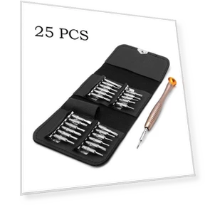 25 In 1 Precision Screwdriver Wallet Kit Tool — Screwdriver Sets, Visible Tension
