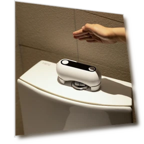 Automatic Motion Sensor Toilet Flusher — Hand Dryers, Wit angel