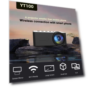 Mini Projector Full HD1080P — Home Theater Projectors, Meiteai-All