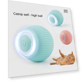 Self-moving Catnip Ball — Cat Playthings, I love My Pet