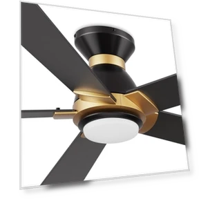 Smart 52" Ceiling Fan with Lights — Ceiling Fan Wall Controls, SMAFAN