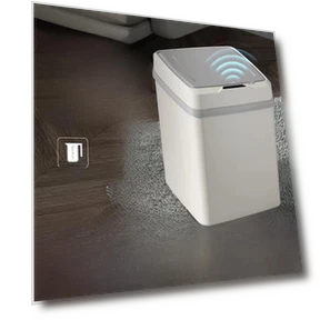 Smart Automatic Induction Trash Can with Lid — Kitchen Cans, Xing Hui