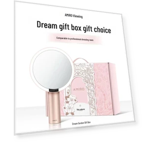 Smart HD LED Makeup Mirror with Fill Light — Handheld, AMIRO
