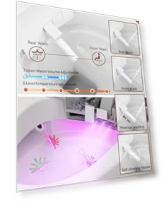 Smart Toilet with Bidet — Bathroom Essentials, SR SUN RISE