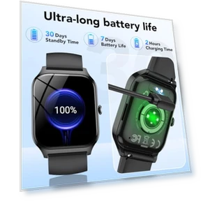 Smart Watch with Bluetooth Calls and Fitness Tracking — Smartwatches, CASCHO