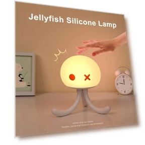 Touch-Activated Dimming Silicone Night Light — Night Lights, guangbaokejki