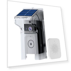 Waterproof Smart Home Solar-Powered Doorbell — Smart Home Security, Ruishi