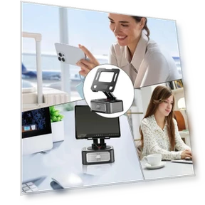 3 in 1 Desk Tablet Stand Foldable Smartphone Mount Broadcast Bracket — Mounts, Maipuxing