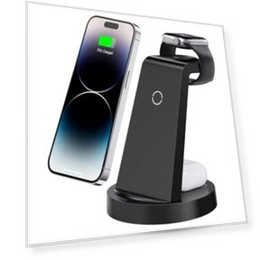 3 in 1 Wireless Charging Station — Chargers, SHENZHEN GTL TECHNOLOGY CO .,LTD