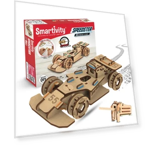 Creative Craft Set: Racing Car with Launch Device — Educational, Japan Zen Mall