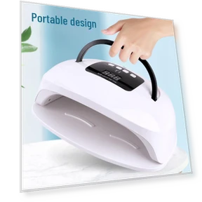 Portable LED Smart Sensor Nail Dryer Lamp — Nail Dryers, The Million