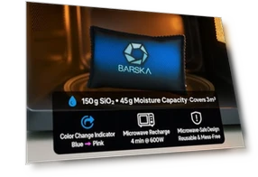 Rechargeable Desiccant Dehumidifier — Air Moisture Control, Barska