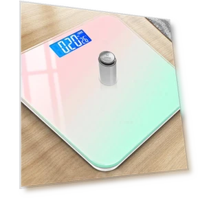 Smart Gradient Body Scale with Hidden Screen — Weight Management Tools, TrendVibeCN