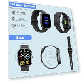 Smart Watch with Fitness Tracking — Smartwatches, Matast