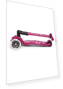 Maxi Deluxe Foldable LED Scooter — Push Scooters, Micro