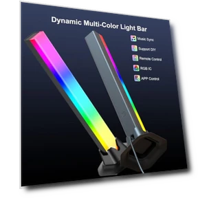 Smart Music Sync RGB IC LED Light Bar — Light Bars, velted