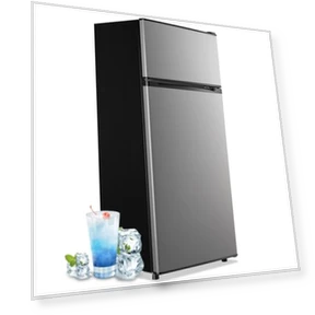 Two Door Fridge with 7 Temperature Settings — Mini Fridges, DEMULLER