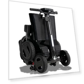 Carbon 4-Wheel Folding Travel Mobility Scooter — Mobility Scooters, Pride Mobility