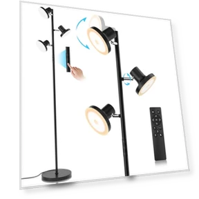 LED Tree Floor Lamp — Standing Lights, SIBRILLE