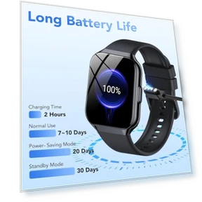 Smart Watch with Fitness Tracker — Smartwatches, QCOQ