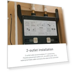 Smart Shower Digital Thermostatic Shower Valve — Shower Flow Control Valves, Moen