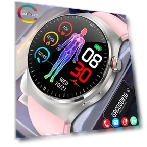 Smart Watch with ECG and Blood Pressure Monitor — Smartwatches, SACOSDING