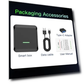 Wired CarPlay to Wireless Smart Box — Phone Accessories