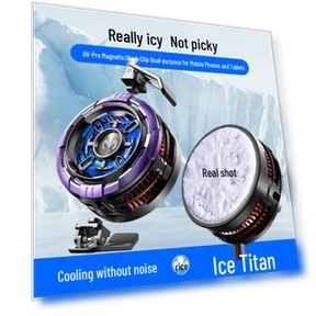 High-Performance AI Magnetic Cooling Fan and Semiconductor Cooler for Phones — Cooling Pads & Fans, Super Buyer