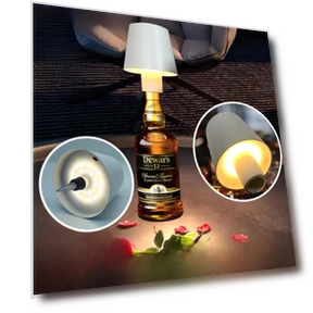 LED Touch RGB Table Lamp in Wine Bottle Design — Creative Lighting Solutions, TrendVibeCN
