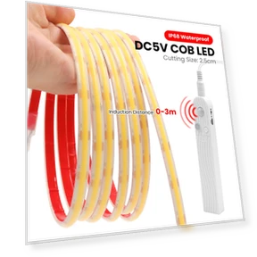 Motion Sensor Dimmerable COB Strip LED Light — LED Strips, JOHO - CarGear