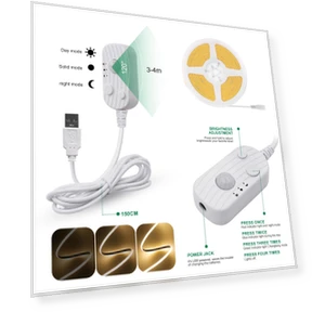 PIR Motion Sensor COB LED Strip Lights — LED Strips, SaiMili Light
