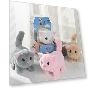 Robotic Simulated Pet Cat — Interactive Animal Companions, Wahaha123